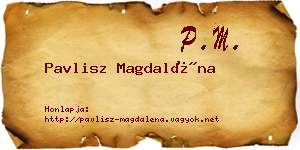 Pavlisz Magdaléna névjegykártya